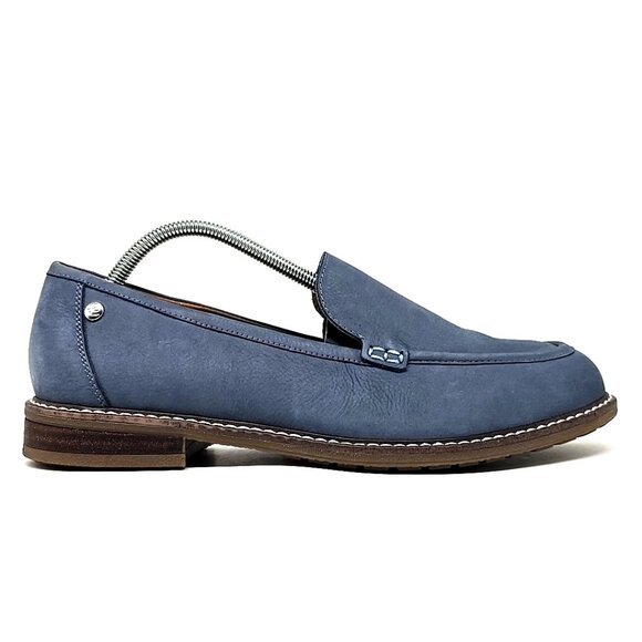Easy Spirit Jaylin Blue Leather Slip-On Comfort Loafers Shoes Women’s Size 11W - Picture 7 of 12
